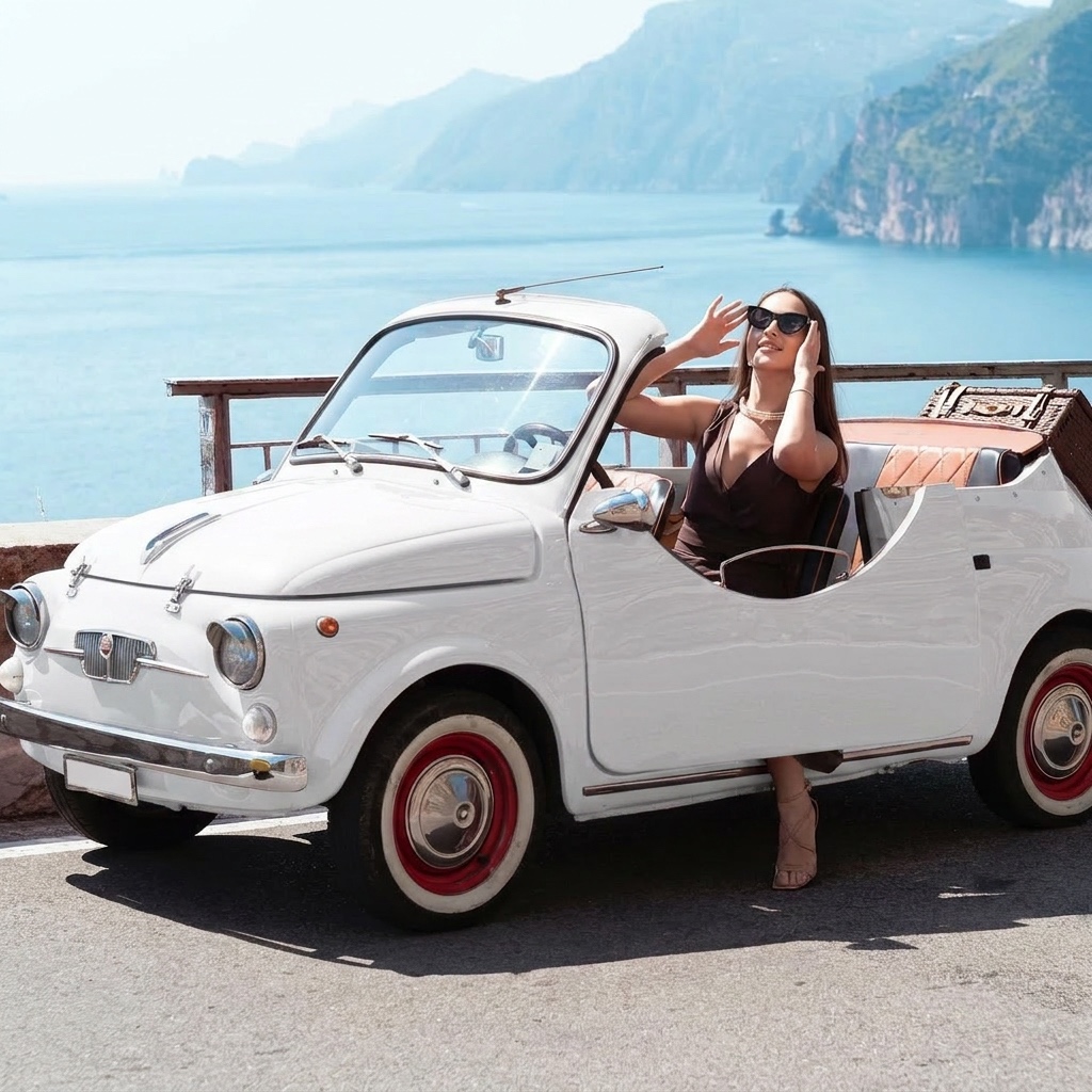 Vintage Fiat 500 Photo Tour – Sorrento to Positano